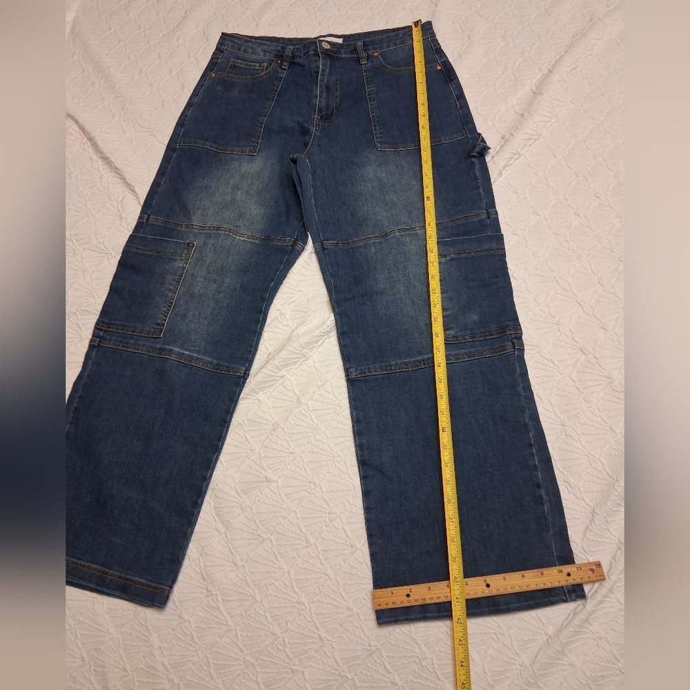 YMI Women's Straight Leg Jeans Blue - Picture 12 of 16